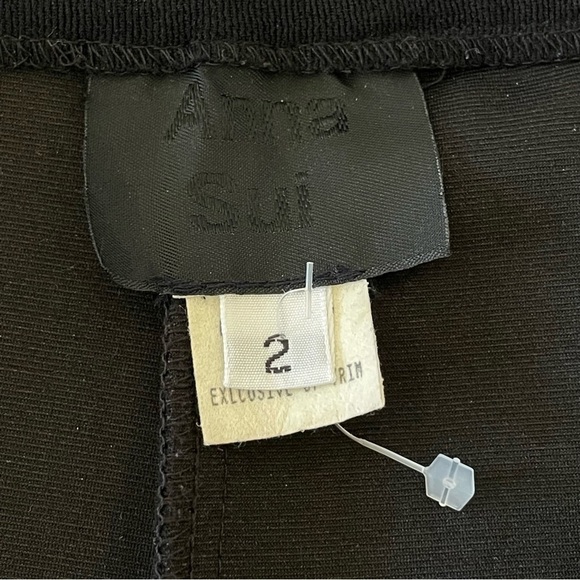 Vintage Anna Sui 90’s High Waist Breeches Equestrian Riding Trouser Pant Black 0 - Picture 13 of 15